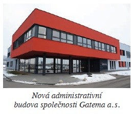 Nová administrativní budova společnosti Gatema a. s.